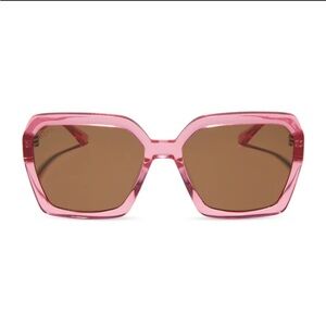 Diff Sloane square candy pink sunglasses 57-19-140 NWT